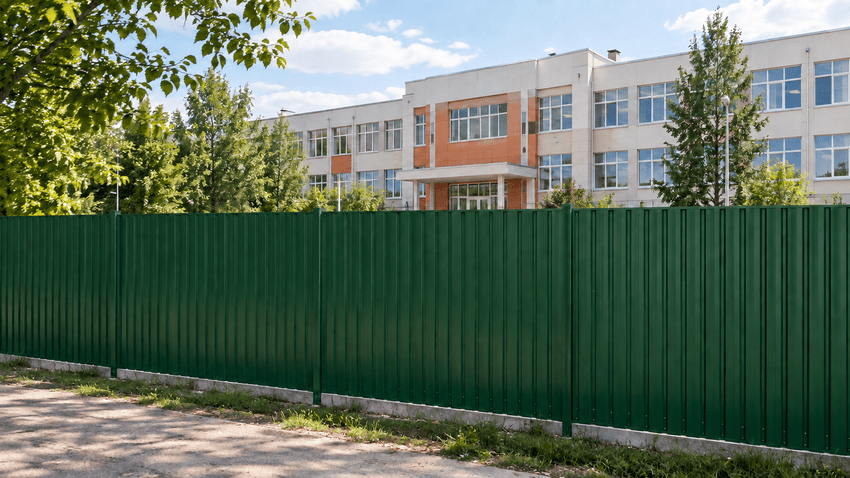 Заборы из профнастила