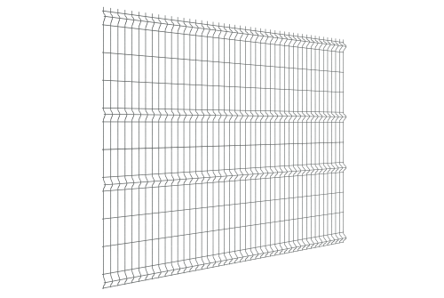 Забор из 3D-панели 2,03х2,5 (оцинкованный) 3,8 мм