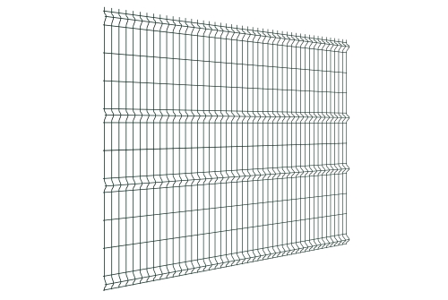 Забор из 3D-панели 2,03х2,5 RAL6005 (зеленый мох) 3,5 мм