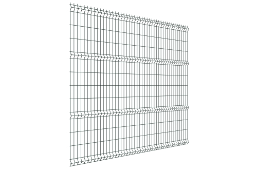 Забор из 3D-панели 2,43х2,5 RAL6005 (зеленый мох) 4 мм